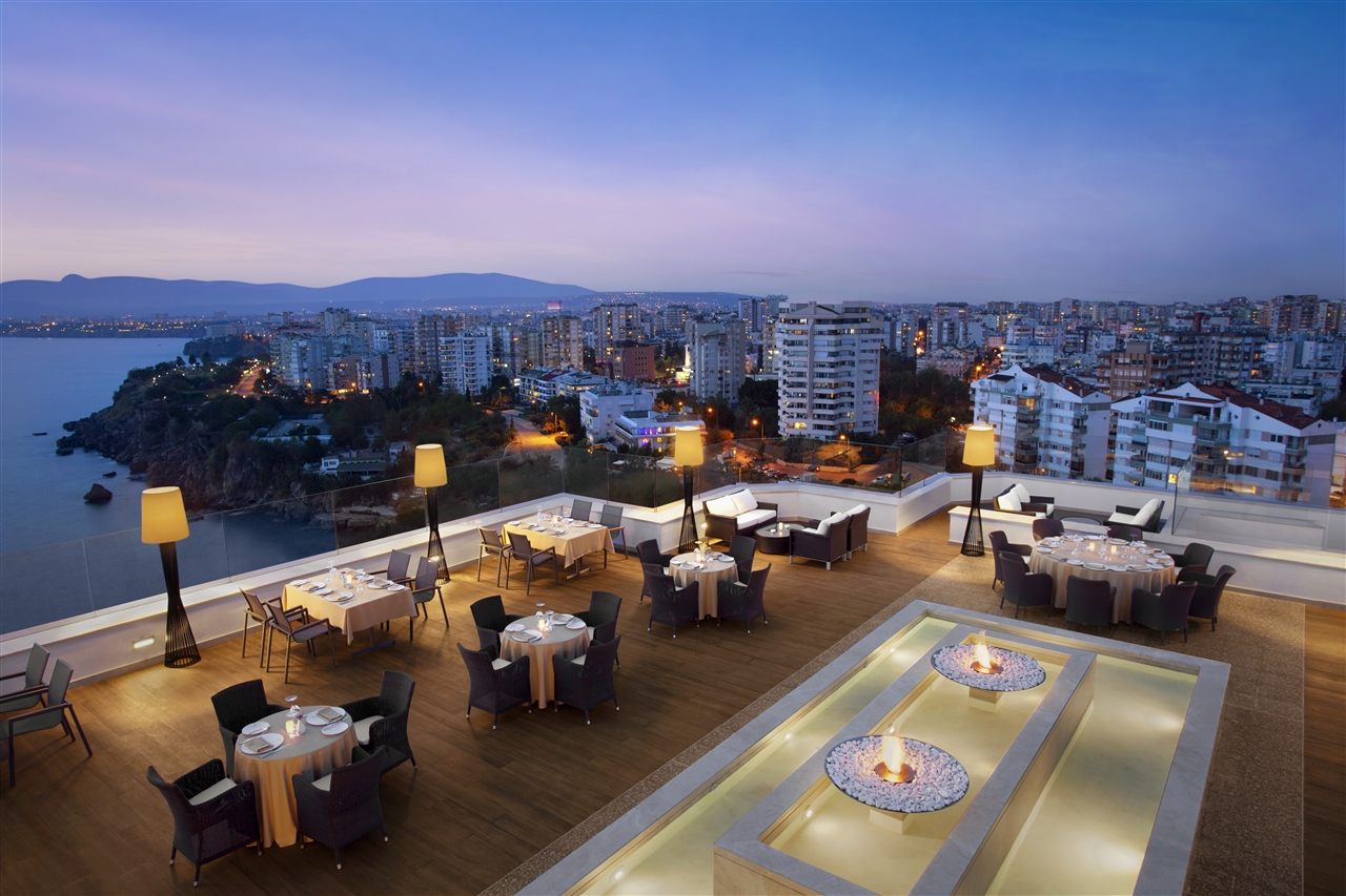 akra hotel 5 antalya пляж